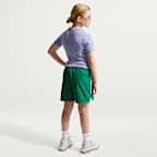 Haut à manches courtes côtelé Nike Sportswear pour ado (fille)