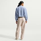 Nike Sportswear Sudadera corta oversize con cremallera de 1/4 - Mujer