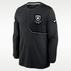 Las Vegas Raiders Sideline Coach Men's Nike Dri-FIT NFL Long-Sleeve Top