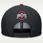 Ohio State On-Field Club Men's Nike Dri-FIT College Adjustable Hat