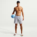 나이키 스윔 브레이커 남성 리플 텍스처 7인치 브리프 라인드 발리 쇼츠