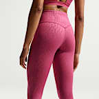 Nike Universa Women's High-Waisted Printed 7/8 Leggings with No Front Seam