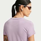 Playera slim cropped para mujer Nike Sportswear Chill Knit