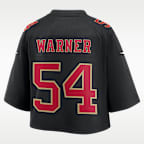 Fred Warner San Francisco 49ers Women's Nike NFL Cropped Tundra Game Jersey