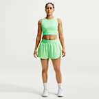 Nike Pro Women's Dri-FIT Mid-Rise Brief-Lined 3" Woven Shorts