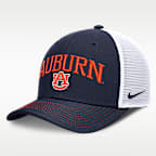 Auburn Primetime Arched Men's Nike Dri-FIT College Trucker Adjustable Hat