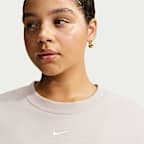 Nike Studio Fleece Medium Weight Women's Oversized Crew-Neck Sweatshirt (Plus Size)