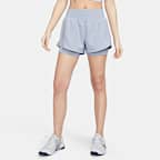 Nike Dri-FIT One Women's Mid-rise 8cm (approx.) 2-in-1 Shorts