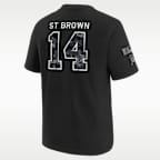 Amon-Ra St. Brown Detroit Lions Salute to Service Big Kids' Nike NFL T-Shirt