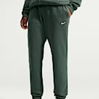 Nike Studio Fleece Medium Weight damesbroek met halfhoge taille en boorden