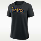 Pittsburgh Pirates Wordmark Women's Nike MLB T-Shirt