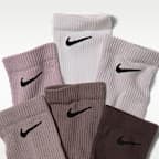 Κάλτσες μεσαίου ύψους Nike Everyday Elevated (6 ζευγάρια)