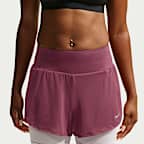 Nike Flow Women's Dri-FIT 2-in-1 Mesh Running Shorts