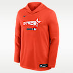 Playera de manga larga con gorro Nike Dri-FIT de la MLB para hombre Houston Astros City Connect