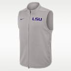 LSU Victory Men's Nike Therma-FIT College Full-Zip Vest