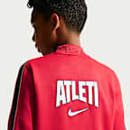 Atlético Madrid Strike Third Nike Dri-FIT Fußball-Trainingsanzug aus Strickmaterial für ältere Kinder
