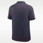 Polo Nike Dri-FIT de la MLB para hombre San Diego Padres City Connect Striped Victor