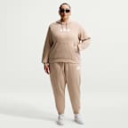 Sudadera con gorro sin cierre Nike Sportswear para mujer Club Fleece (talla grande)