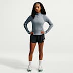 Nike Tempo Dri-FIT løpeoverdel med kvart glidelås til dame