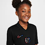 Jersey de fútbol Nike Dri-FIT Replica del FC Barcelona 2024/25 Stadium Away para niños talla grande
