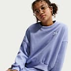 Nike Sportswear Club Fleece Girls' Boxy Crew-Neck Sweatshirt