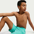 Shorts de playa o alberca con forro de ropa interior de 15 cm para niño talla grande Nike Swim Breaker Essential