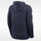Chicago Bears Pure Fury Sideline Men's Nike Dri-FIT NFL Long-Sleeve Hooded Top
