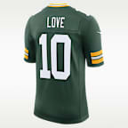 Jersey Nike Dri-FIT de la NFL Limited para hombre Jordan Love Green Bay Packers