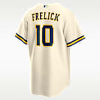 Jersey Nike de la MLB Replica para hombre Sal Frelick Milwaukee Brewers 2026 World Series Participant