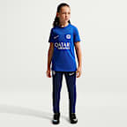 Inter Milan Strike Older Kids' Nike Football Dri-FIT Short-Sleeve Top