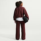 Nike Studio Fleece Medium Weight Women's Oversized 1/4-Zip Cropped Top
