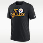 Pittsburgh Steelers Overlap Lockup Men's Nike NFL T-Shirt