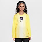 FFF 2025/26 Stadium Goalkeeper Older Kids' Nike Dri-FIT Football Replica Long-Sleeve Shirt