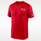 New England Patriots Legend Small Logo Men's Nike Dri-FIT NFL T-Shirt