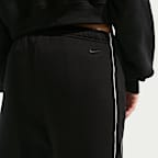 Pants de tiro medio y pierna amplia para mujer Nike Studio Fleece Medium Weight