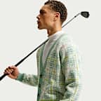 Nike Tartan Càrdigan de golf folgat - Home