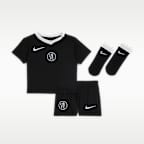 Chelsea F.C. 2025/26 Stadium Third Baby/Toddler Nike Total 90 Football Replica 3-Piece Kit