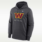 Washington Commanders Men's Nike Therma NFL Pullover Hoodie