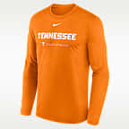 Tennessee Courtside Basketball Shootaround Legend Men's Nike Dri-FIT College Long-Sleeve T-Shirt