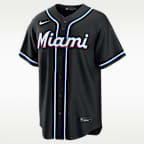 Miami Marlins Men's Nike MLB Replica Fashion Jersey