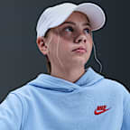 Sudadera con gorro sin cierre para niños talla grande Nike Sportswear Club Fleece