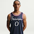 Jersey Nike de la NBA Swingman para hombre de Tyrese Maxey de los Philadelphia 76ers City Edition