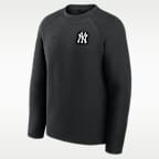Sudadera de cuello redondo sin cierre Nike de la MLB para hombre New York Yankees Tech Fleece
