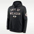 Michigan Club Men's Nike College Pullover Hoodie