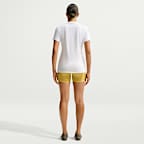 Top a manica corta con scollo a V NikeSKIMS Performance in misto cotone – Donna