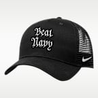 Army Rivalry Collection Beat Navy Rise Men's Nike College Trucker Adjustable Hat