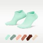 Calcetines invisibles de entrenamiento Nike Everyday Plus Cushioned (6 pares)