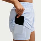 Nike One Women's Dri-FIT High-Waisted 8cm (approx.) 2-in-1 Shorts