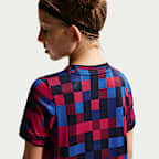FC Barcelona Younger Kids' Nike Dri-FIT Football Pre-Match Top