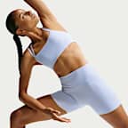 Nike Zenvy bikershorts met hoge taille voor dames (13 cm)